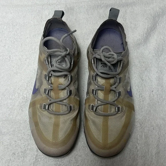 Nike Air Max VaporMax Shoes Sneakers Womens 8 Grey 2019 SE Purple Agate Run Walk - Picture 3 of 5